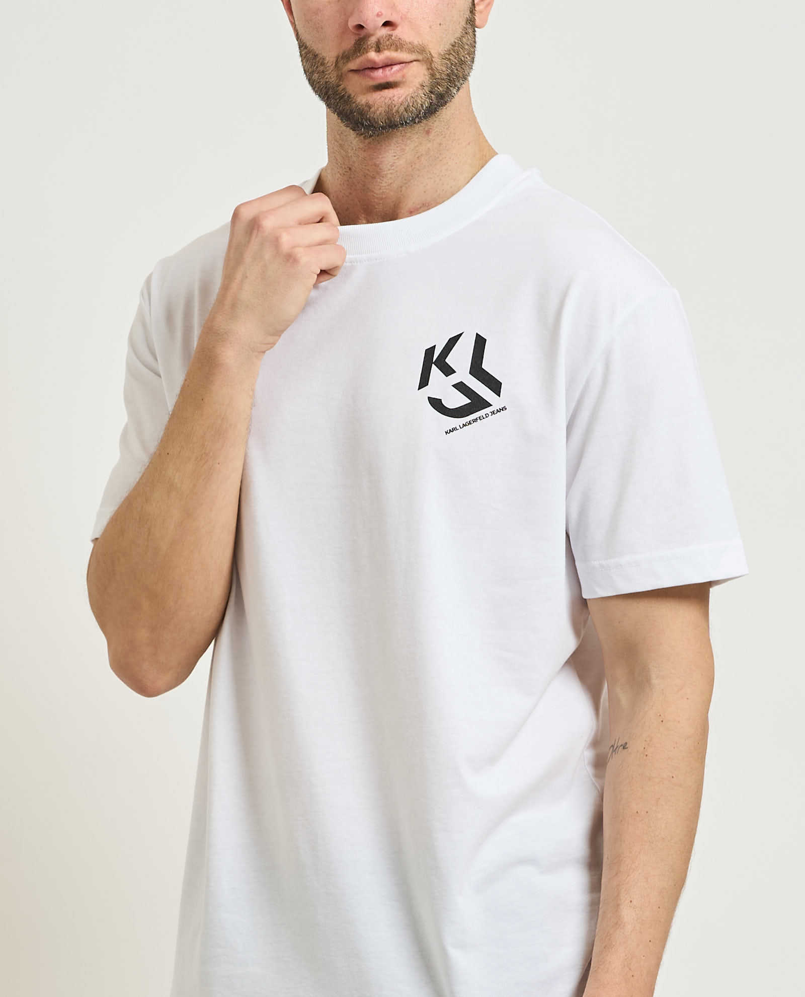 T-shirt girocollo Karl lagerfeld KARL LAGERFELD Abbigliamento e accessori > Abbigliamento - dettaglio 2